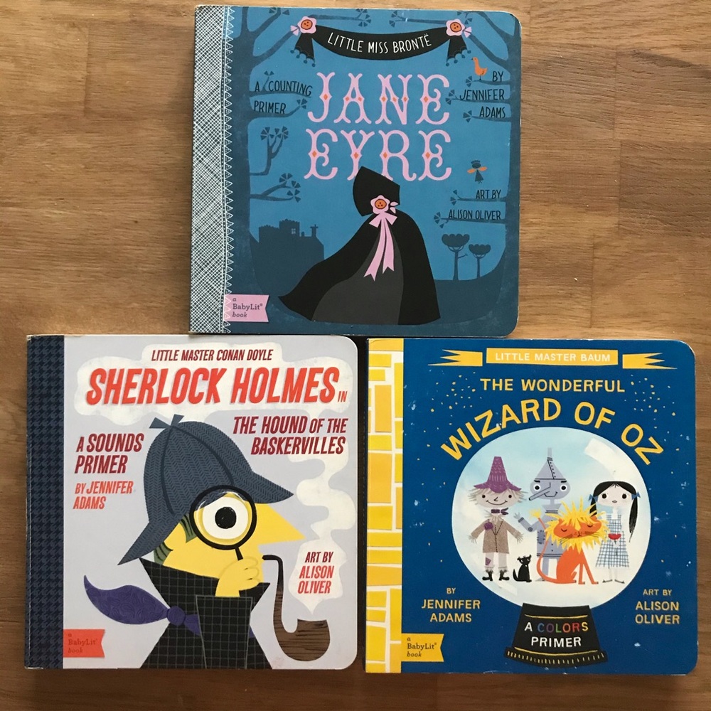 BabyLit Set X 3 Board Books Oz| Holmes | Eyre